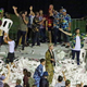 Illustration for article titled Rioting Costumed Fans Halt Australian Darts Competition